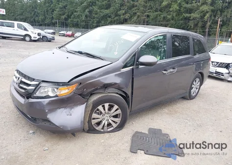 2016 Honda Odyssey Ex-L from USA, damaged, VIN 5FNRL5H66GB033309
